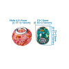 Handmade Lampwork European Large Hole Beads and Glass European Beads LPDL-TA0001-01S-9