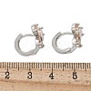 Brass Hoop Earrings EJEW-R016-10P-01-5