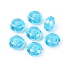 Transparent Acrylic European Beads OACR-E033-25F-1