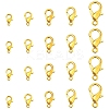 100Pcs 5 Styles Zinc Alloy Lobster Claw Clasps FIND-YW0006-16-1