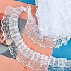 Polyester Lace Trim OCOR-WH0058-07B-4