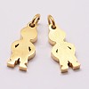 Ion Plating(IP) 316 Surgical Stainless Steel Pendants LS-STAS-K116-02G-A-1