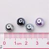 Silver-Grey Mix Pearlized Glass Pearl Beads HY-X006-8mm-13-4
