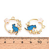 Alloy Crystal Rhinestone Pendants LS-X-ENAM-S120-002B-3