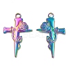 Ion Plating(IP) 304 Stainless Steel Pendants STAS-L020-028RC-1