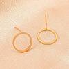 316 Stainless Steel Stud Earrings EJEW-D339-05G-2