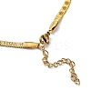 304 Stainless Steel Herringbone Chain Necklaces LS-NJEW-P282-05G-4