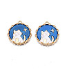 Alloy Enamel Pendants LS-ENAM-N055-102B-2