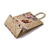 Flower Butterfly Pattern Kraft Paper Bags LS-CARB-F012-03A-3
