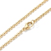 PVD Vacuum Plating 304 Stainless Steel Rolo Chain Necklaces NJEW-I248-11C-G-2