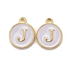 Golden Plated Alloy Charms X-ENAM-S118-01J-1