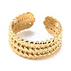 Ion Plating(IP) 304 Stainless Steel Finger Rings RJEW-L102-40G-2