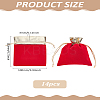 Rectangle Velvet Jewelry Pouches Bags ABAG-LP0001-23B-02-2