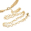 Alloy Flat Round Link Chain Belts AJEW-U019-02KCG-02-4