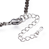 Natural Obsidian Bead Bracelets BJEW-JB04555-07-3