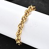 304 Stainless Steel Cable Chain Bracelets for Women LS-BJEW-Q050-01A-G-5