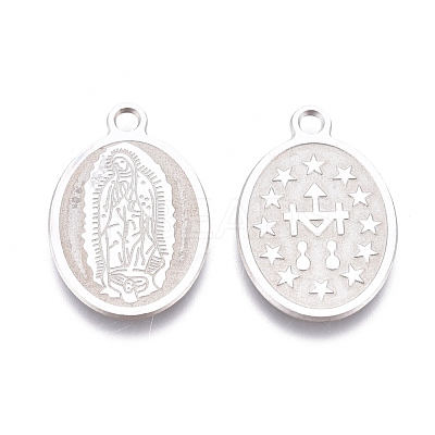 Non-Tarnish 304 Stainless Steel Charms STAS-L247-019P-1