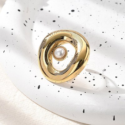 304 Stainless Steel Open Cuff Finger Rings for Women STAS-Z112-13G-1