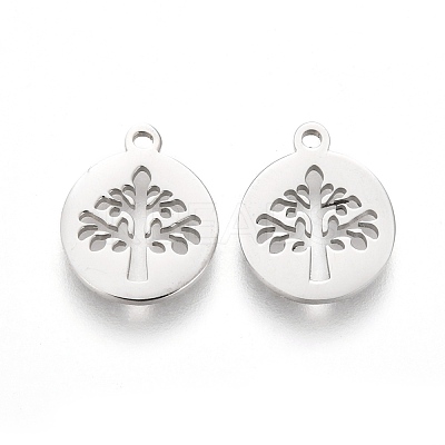 Non-Tarnish 304 Stainless Steel Charms STAS-I151-42P-1