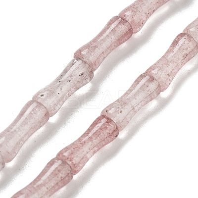 Natural Strawberry Quartz Beads Strands G-Q178-A14-01-1