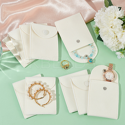 Rectangle Velvet Jewelry Package Bags LS-ABAG-WH0035-055B-03-1