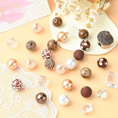 DIY Candy Color Bracelet Necklace Making Kit MACR-CJC0001-12P-04-1