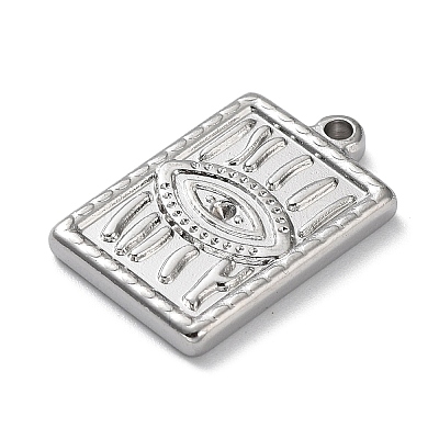 Tarnish Resistant 304 Stainless Steel Pendant Rhinestone Settings STAS-M323-56P-1