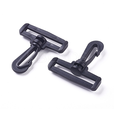 Plastic Swivel Lobster Claw Clasps LS-KY-WH0020-23D-1