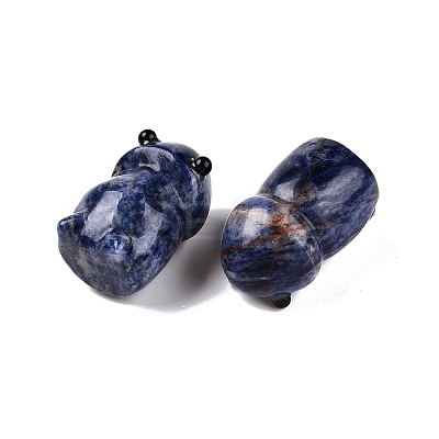 Natural Sodalite Monster Figurines DJEW-N003-01C-1