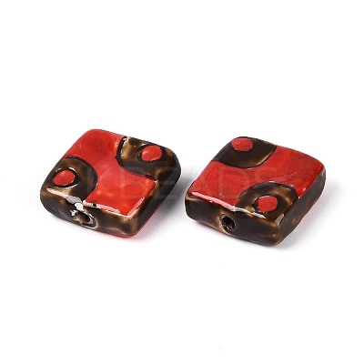 Handmade Porcelain Ceramic Beads PORC-T135-05D-1