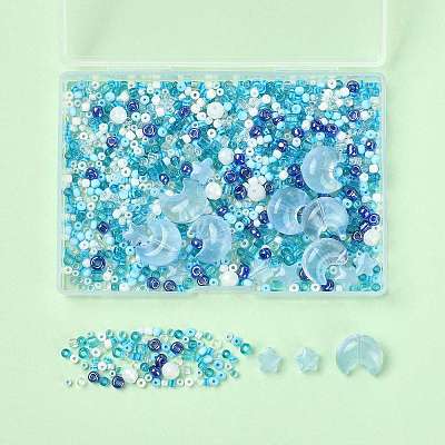 Mixed Styles Glass Beads Strands EGLA-FS0002-63C-1