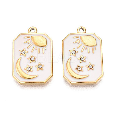 Ion Plating(IP) 304 Stainless Steel Pendants STAS-N107-06A-G-1