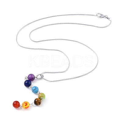Chakra Jewelry NJEW-JN02080-1