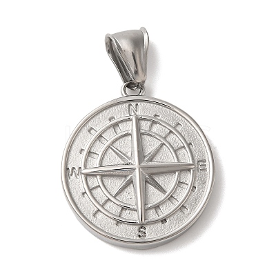 Non-Tarnish 304 Stainless Steel Pendants LS-STAS-B073-04P-1
