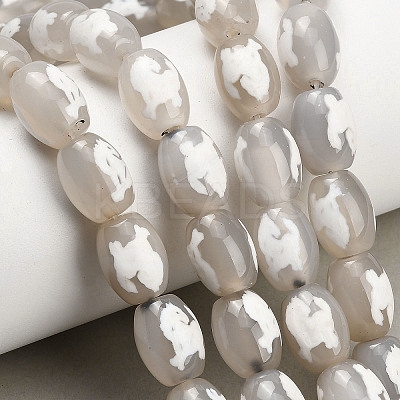 Natural Agate Beads Strands GG-CBA4812-A02-10x14MM-1