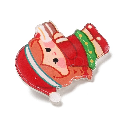 Christmas Theme Acrylic Brooch JEWB-E024-01P-04-1