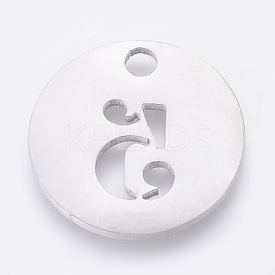 Non-Tarnish 304 Stainless Steel Pendants STAS-F233-05-P-1