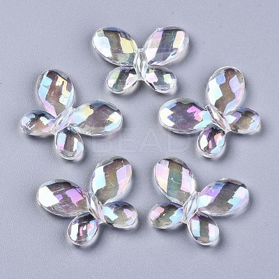 Transparent Acrylic Beads PACR-N010-014-1