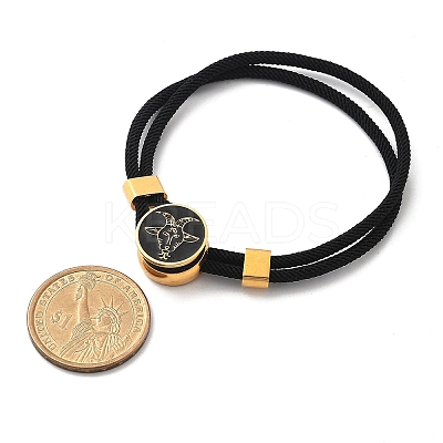 Constellation Nylon Cords Multi-strand Bracelets BJEW-U016-01A-08-1