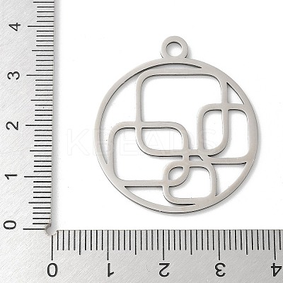 201 Stainless Steel Pendants STAS-S155-06P-1