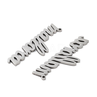 Non-Tarnish 201 Stainless Steel Pendants STAS-A090-28A-P-1