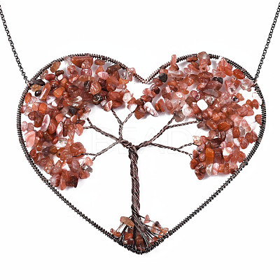 Natural Natural Carnelian Big Pendants G-T133-R07D-1