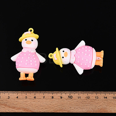 PVC Cartoon Duck Doll Pendants LS-KY-C008-05-1