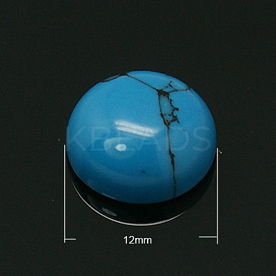 Turquoise Cabochons G-C108-12mm-6-1