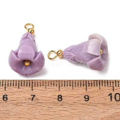 Dyed Synthetic Coral Pendants GG-CBAC295-02G-05-1