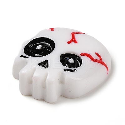 Skull Halloween Opaque Resin Decoden Cabochons LS-RESI-R446-01D-1