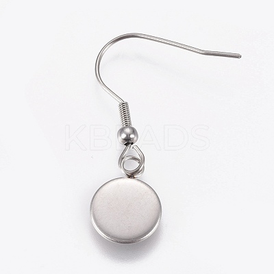 Stainless Steel Dangle Earrings EJEW-WH0001-A05-1