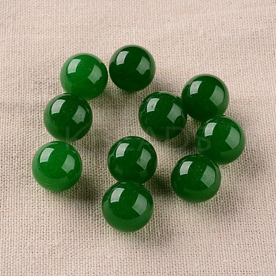 Natural Malaysia Jade Round Ball Beads G-I174-16mm-10-1
