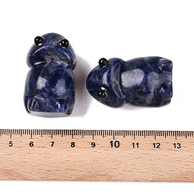 Natural Sodalite Monster Figurines DJEW-N003-01C-1