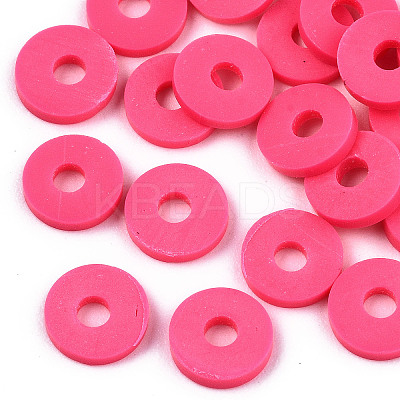 Handmade Polymer Clay Beads X-CLAY-Q251-6.0mm-79-1